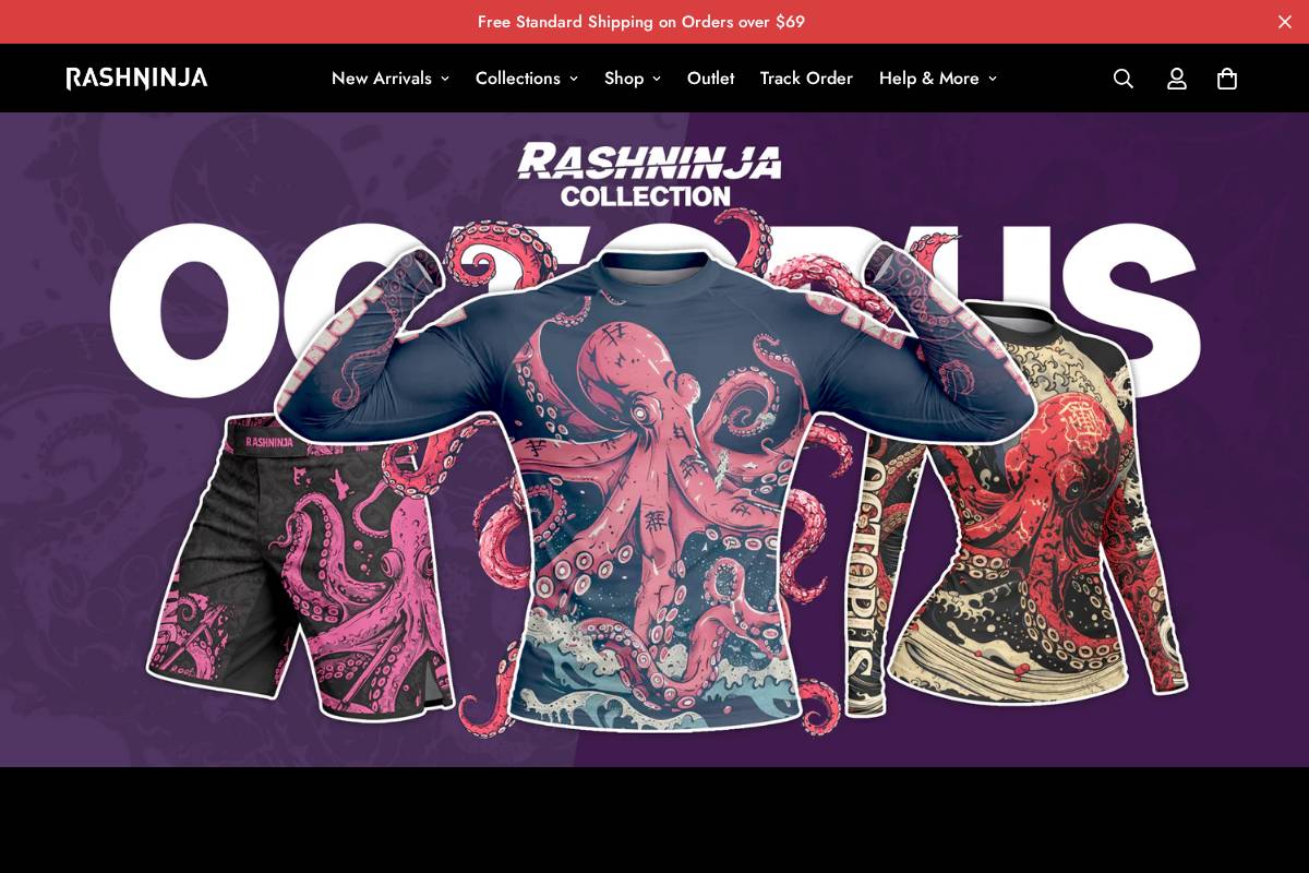 Rashninja homepage screenshot
