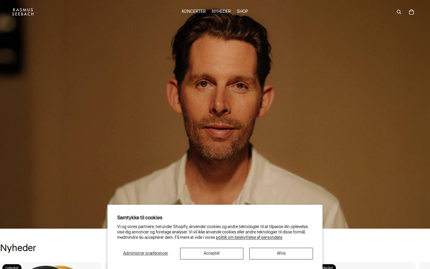 Rasmusseebach homepage screenshot