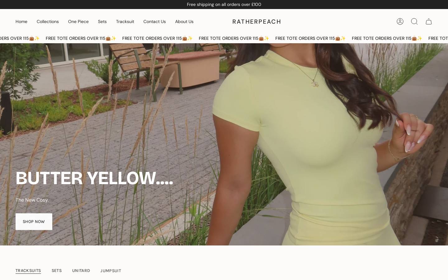 Ratherpeach homepage screenshot