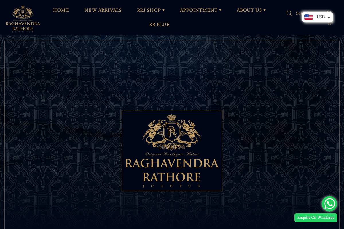 rathore.com homepage screenshot