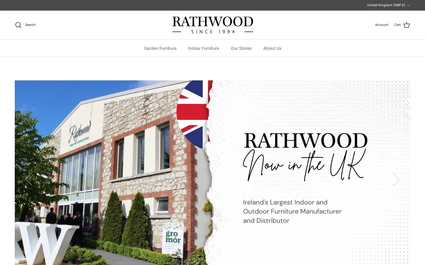 Rathwood homepage screenshot