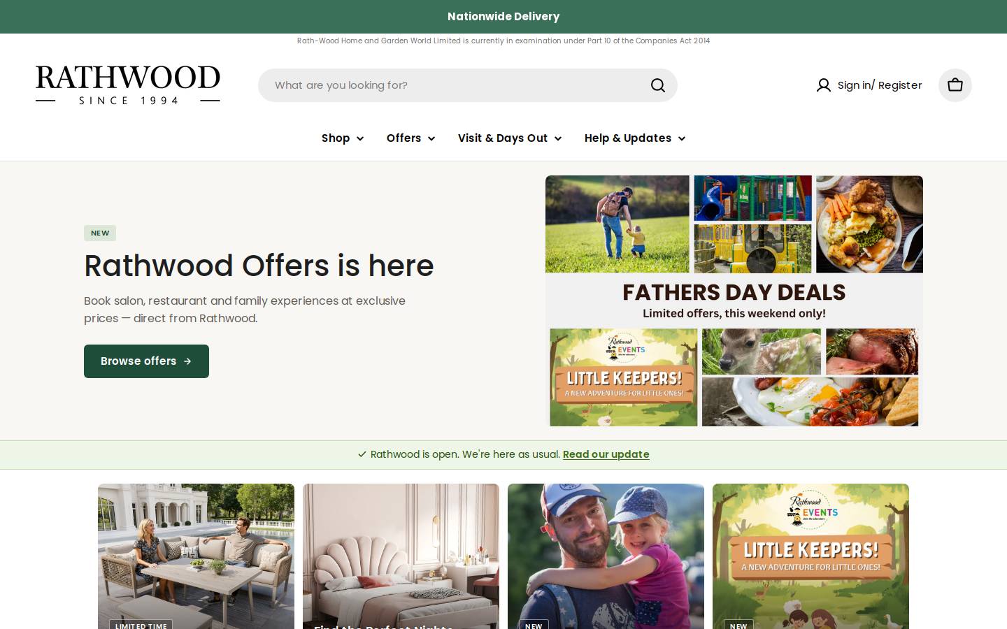 Rathwood homepage screenshot