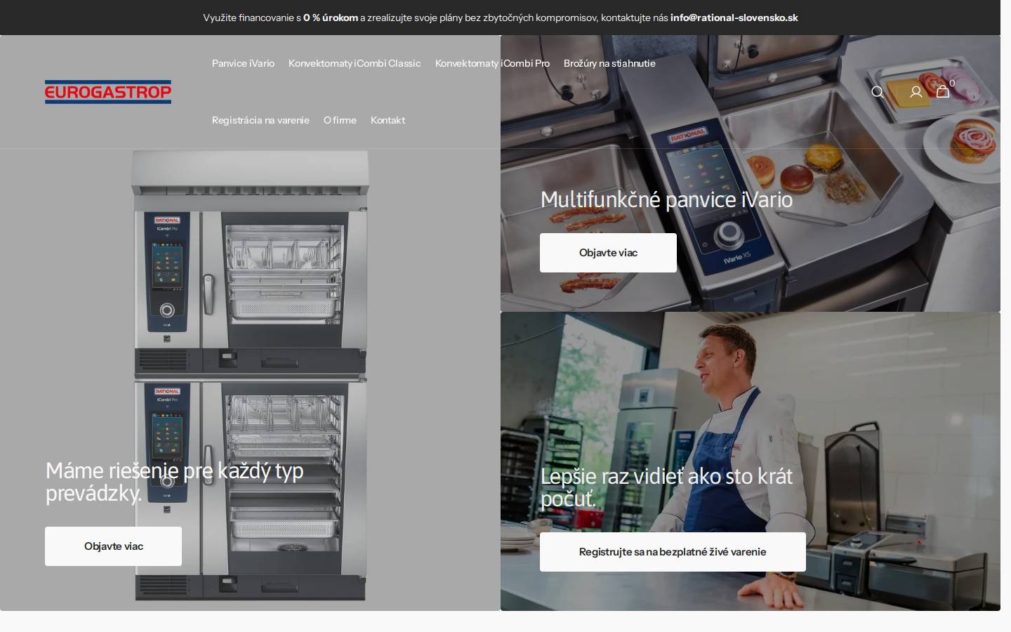 rational-slovensko.sk homepage screenshot