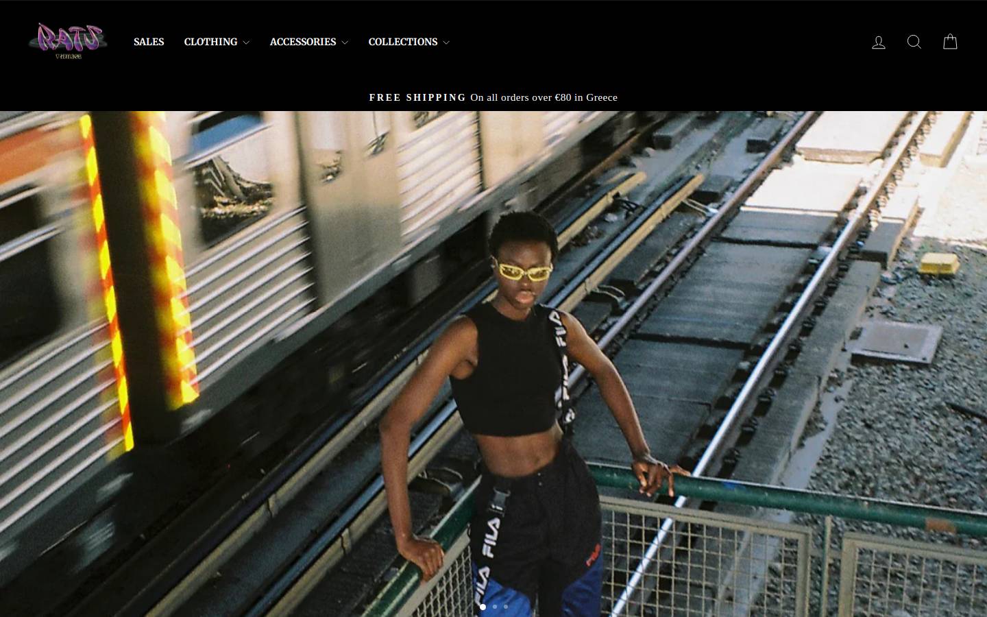 ratsvintage.com homepage screenshot