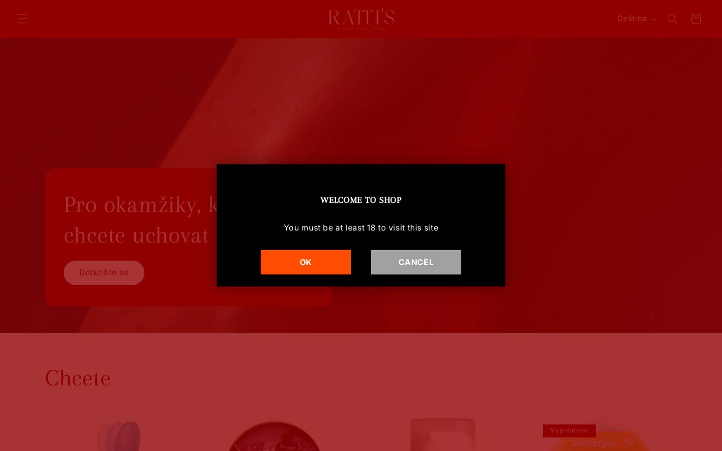 rattishop.com homepage screenshot