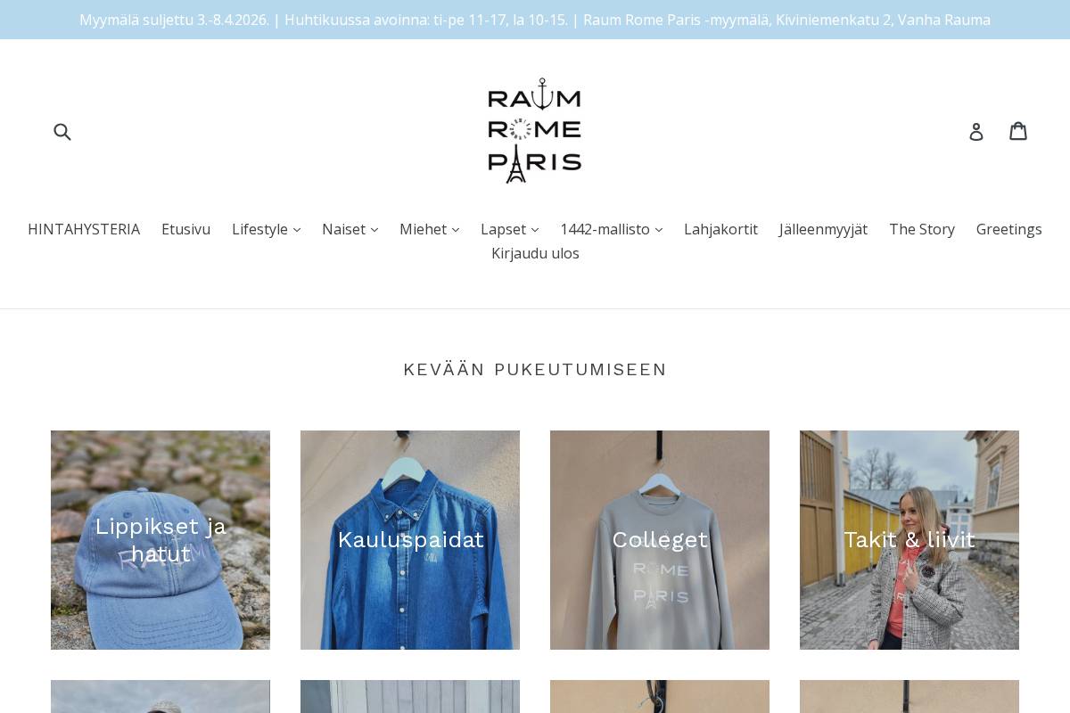 raumromeparis.com homepage screenshot