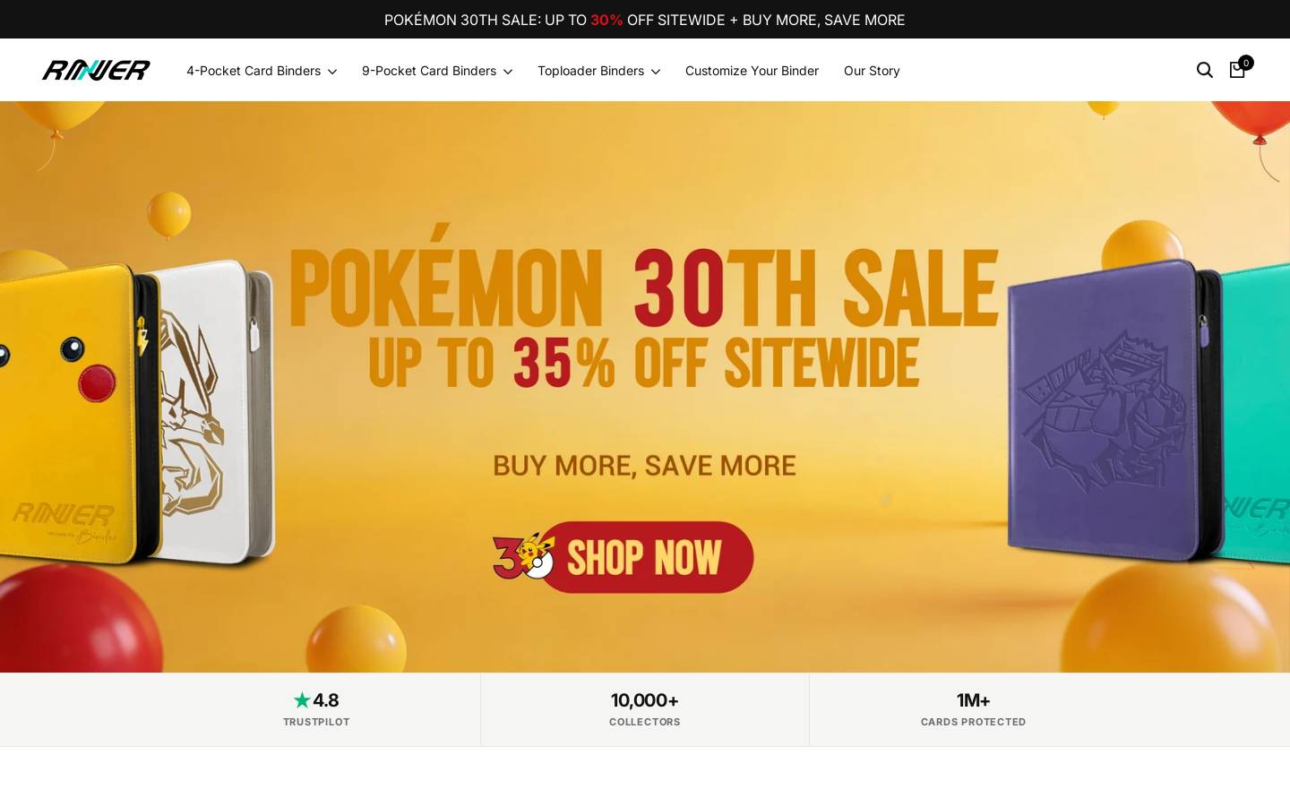 Ravaver homepage screenshot