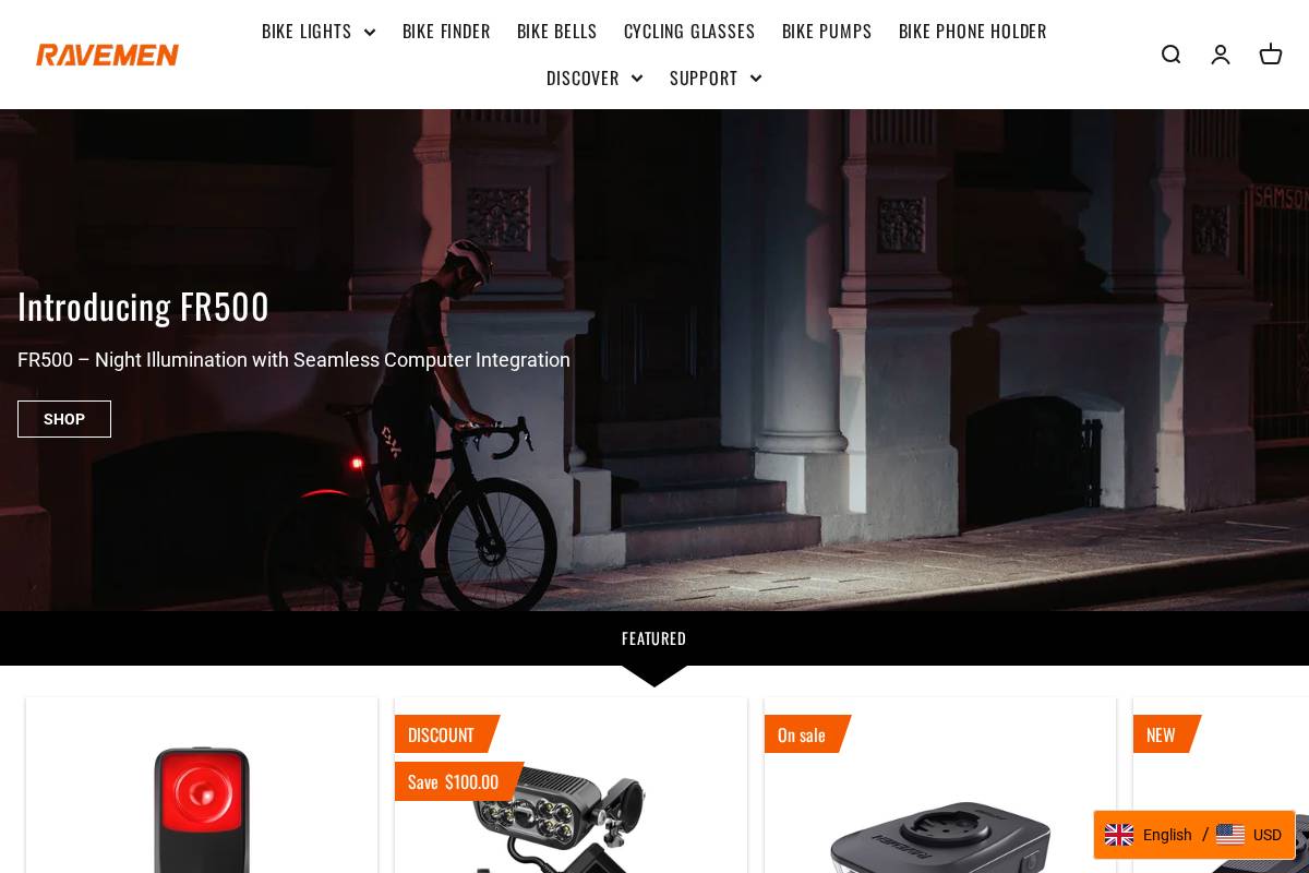 ravemen.com homepage screenshot