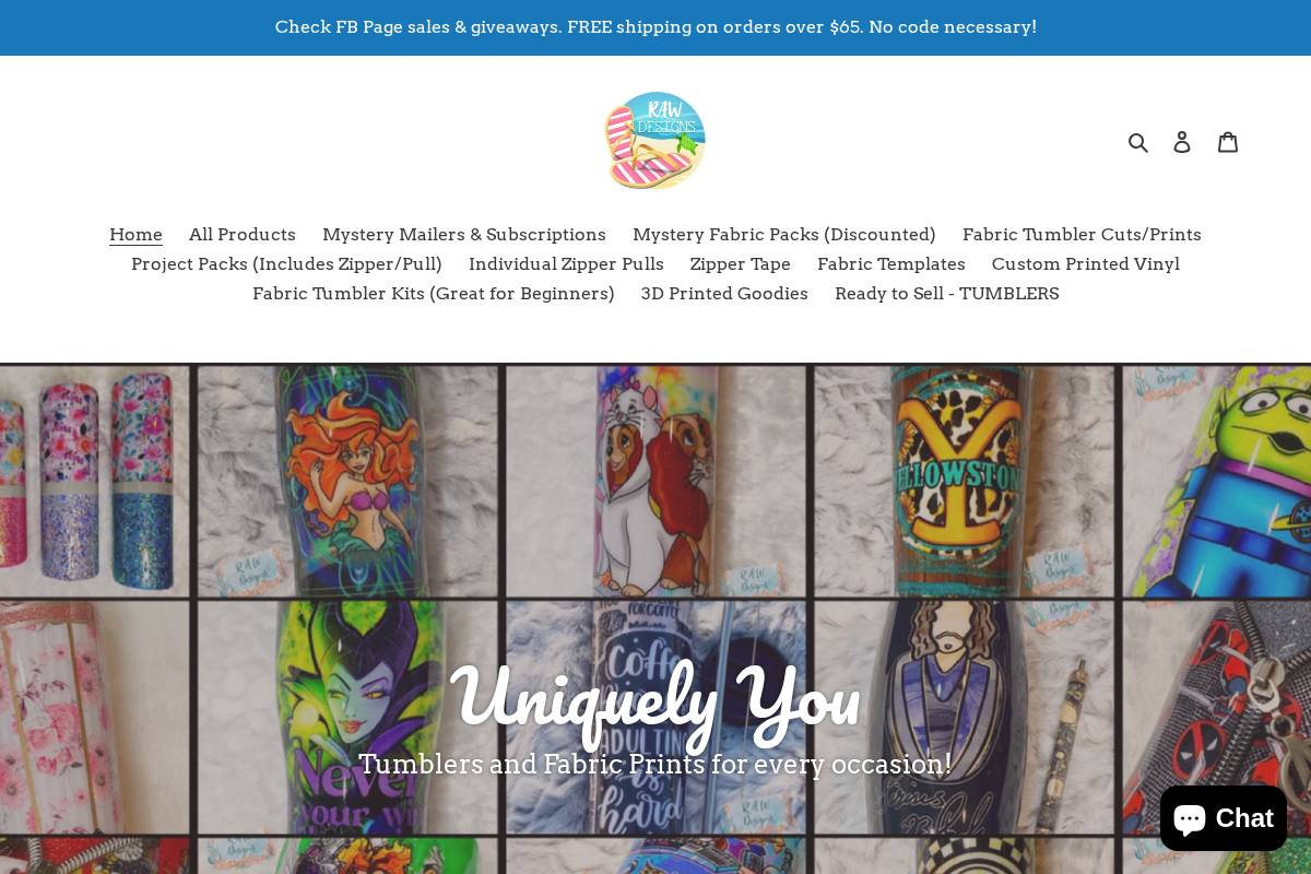 rawdesignscctx.com homepage screenshot