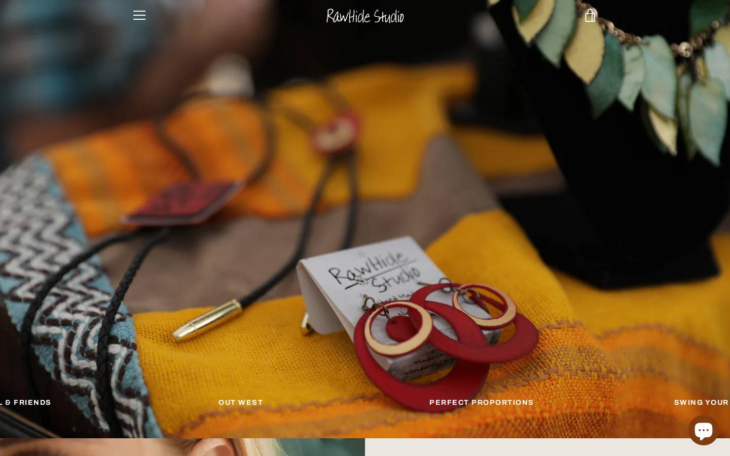 rawhidestudio.com homepage screenshot