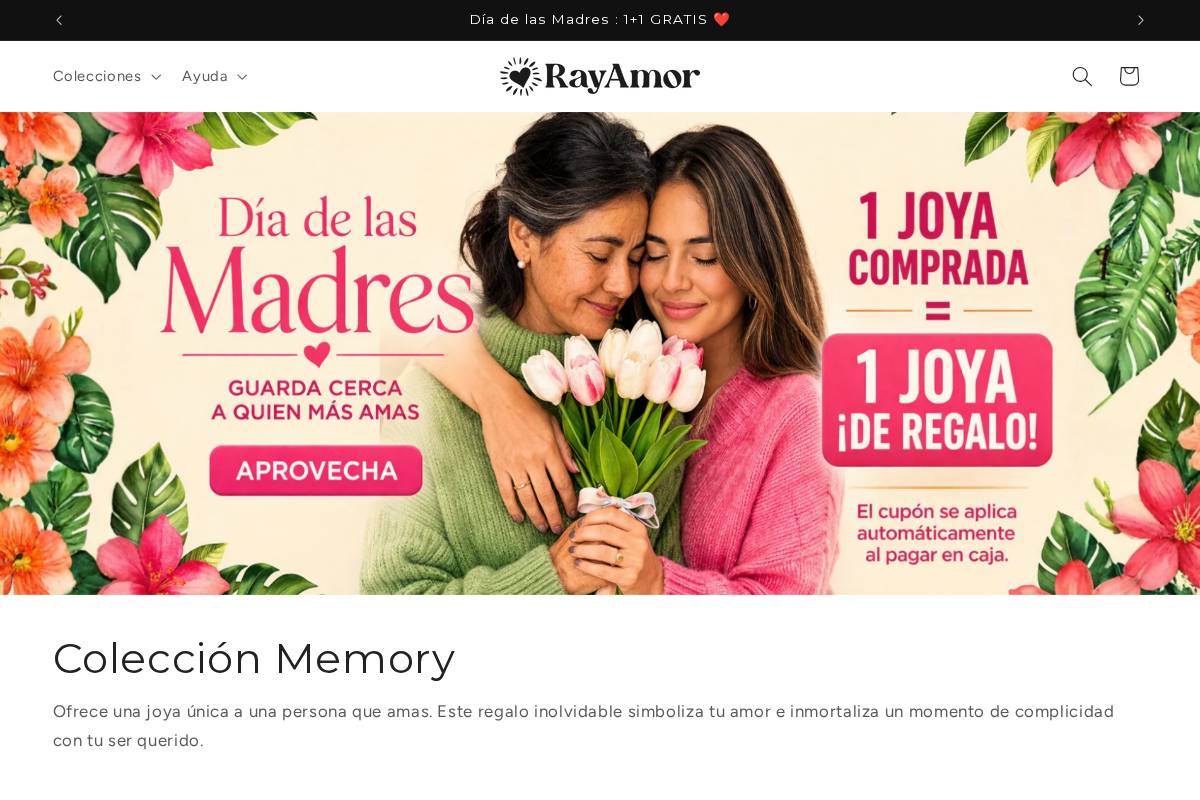 rayamor.com homepage screenshot