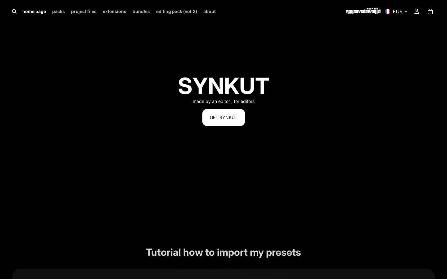 rayanvsdaworld.com homepage screenshot