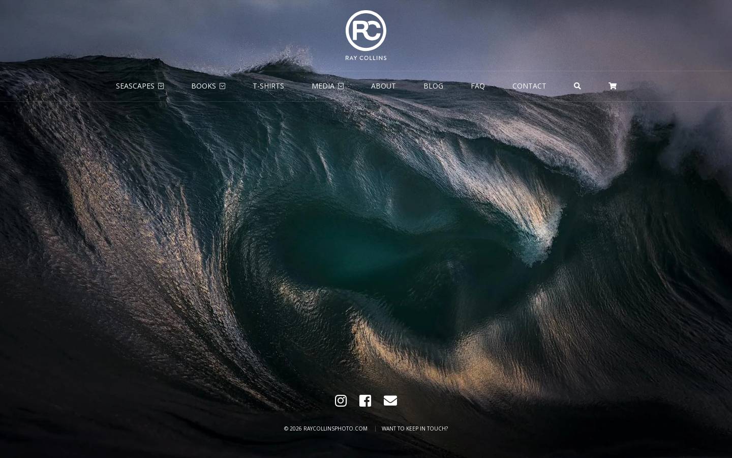 raycollinsphoto.com homepage screenshot