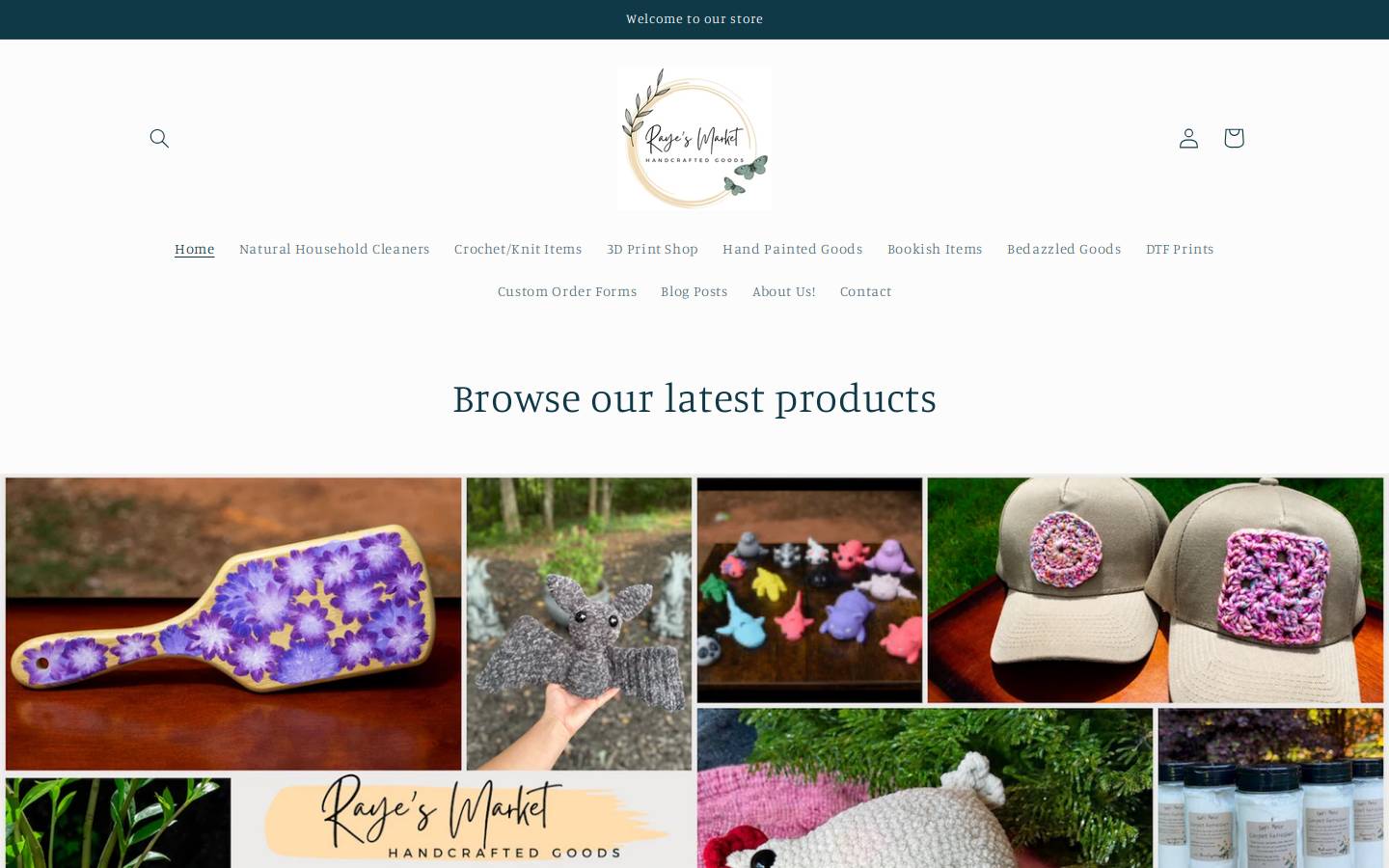 rayesmarket.com homepage screenshot