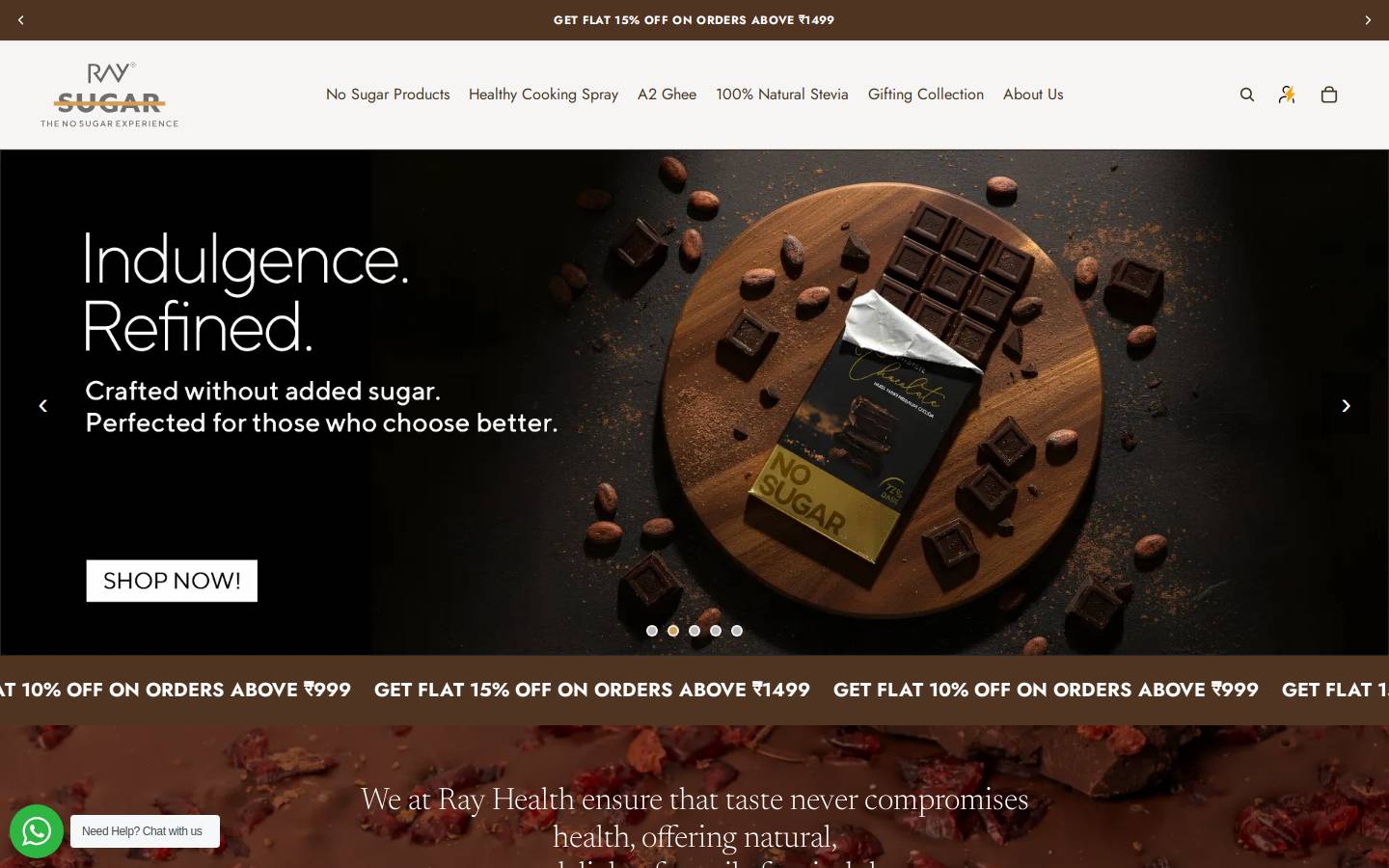 rayhealth.in homepage screenshot