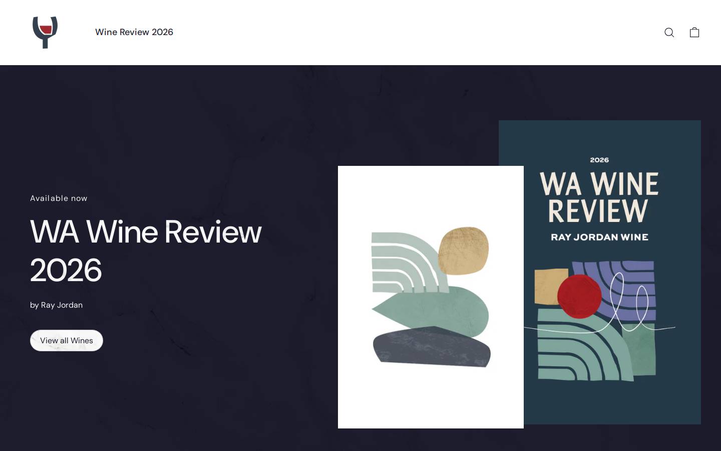 rayjordanwine.com.au homepage screenshot