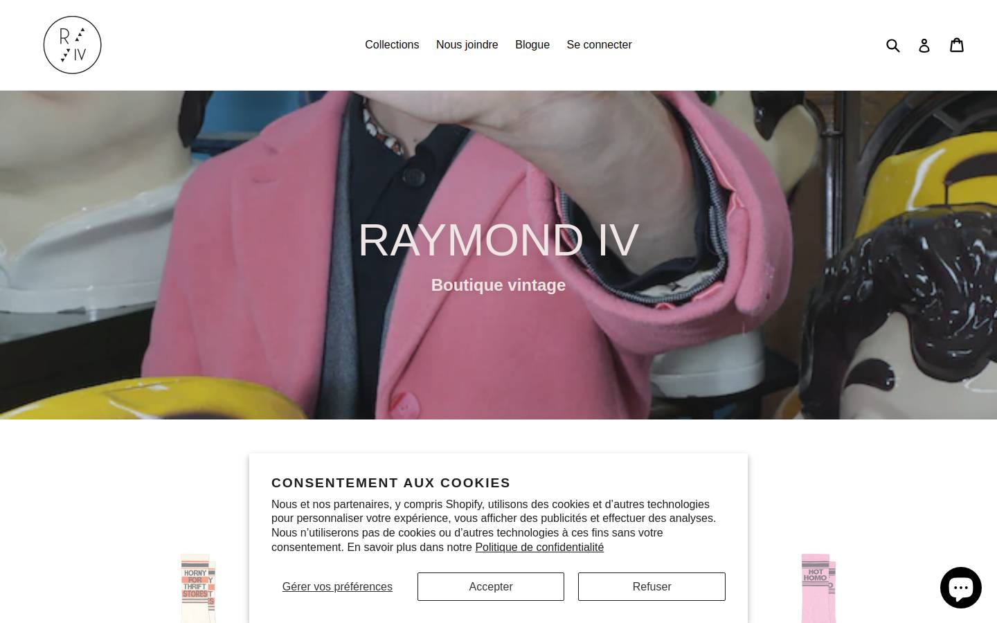 raymond4.com homepage screenshot
