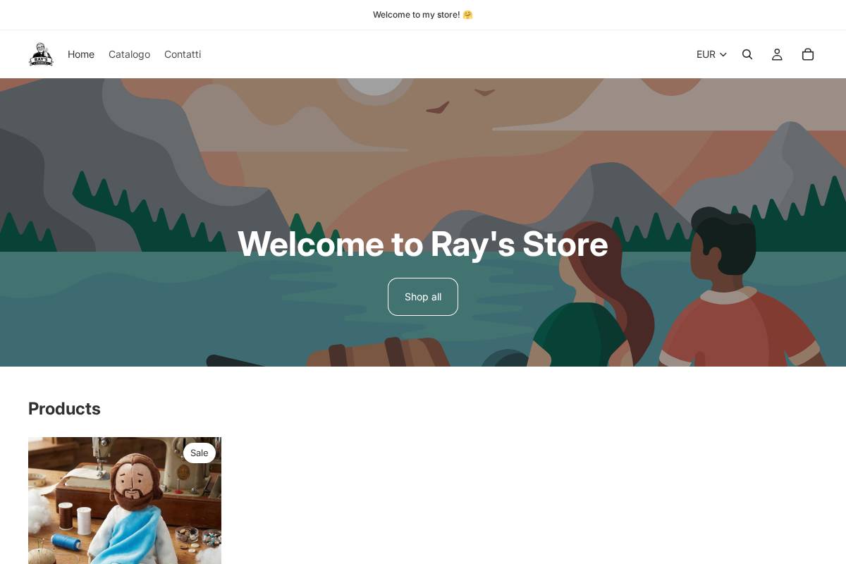 raysplushies.com homepage screenshot