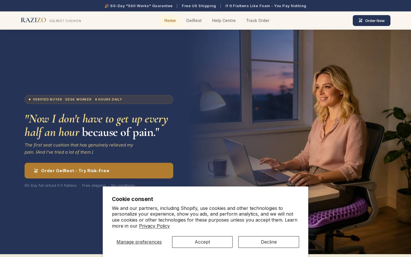 razizo.com homepage screenshot