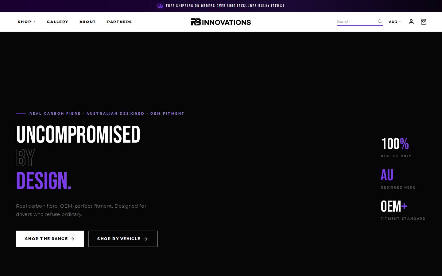 rb-innovations.com homepage screenshot