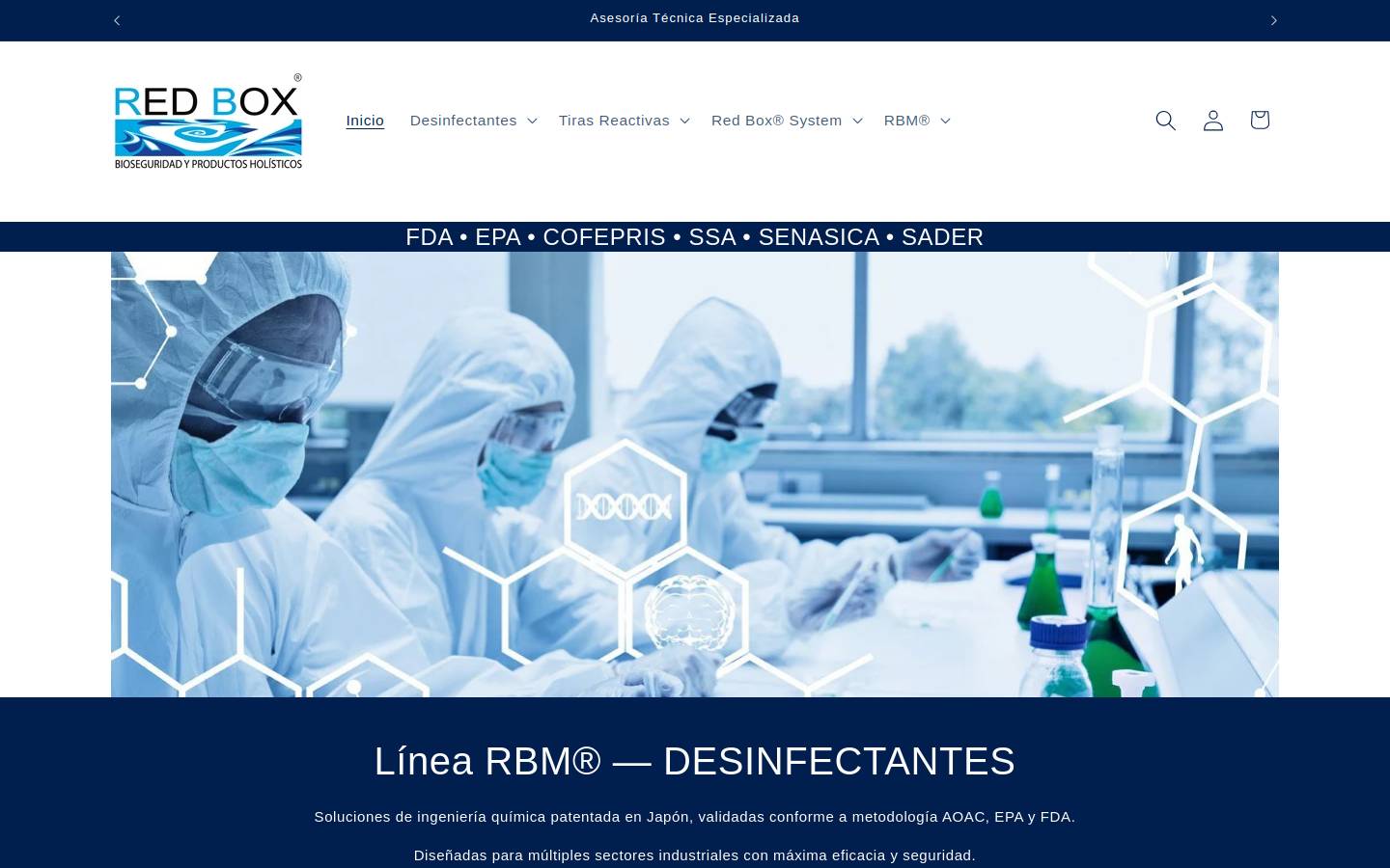 rbm.shopping homepage screenshot