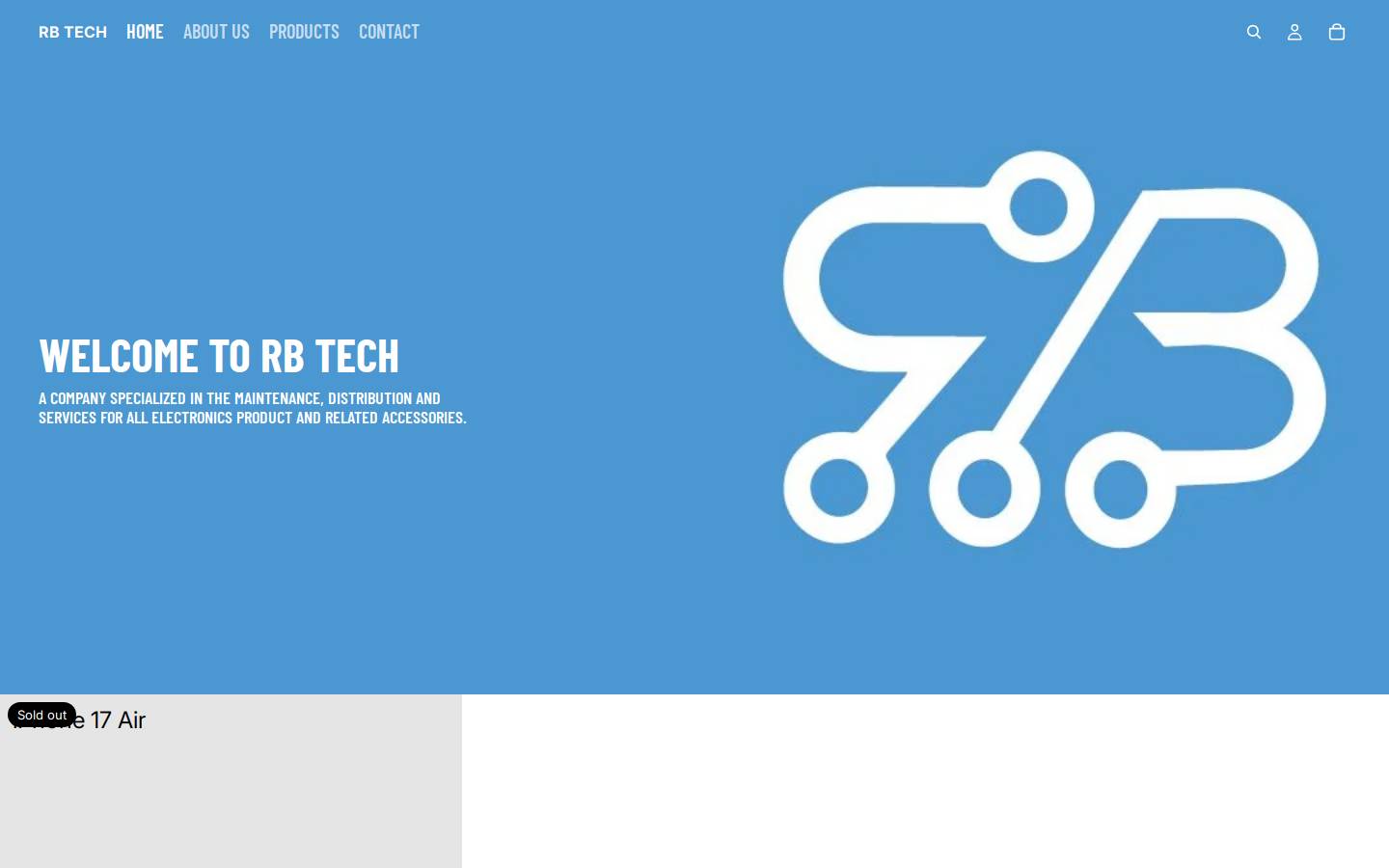 rbtechh.com homepage screenshot