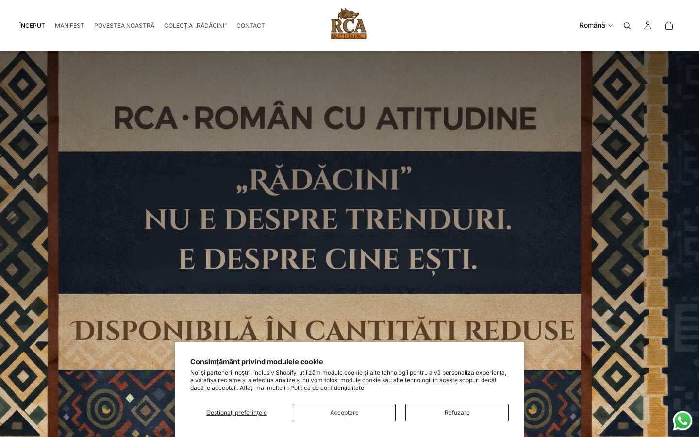 rcabrand.com homepage screenshot