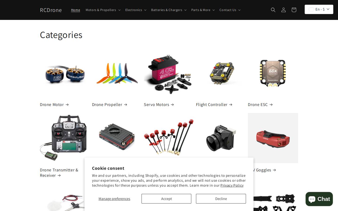 rcdrone.top homepage screenshot