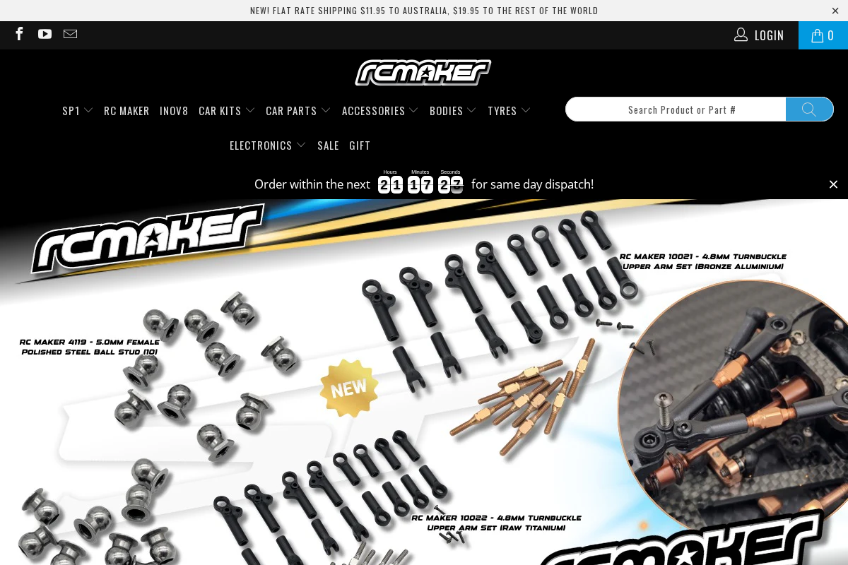 RC MAKER homepage screenshot