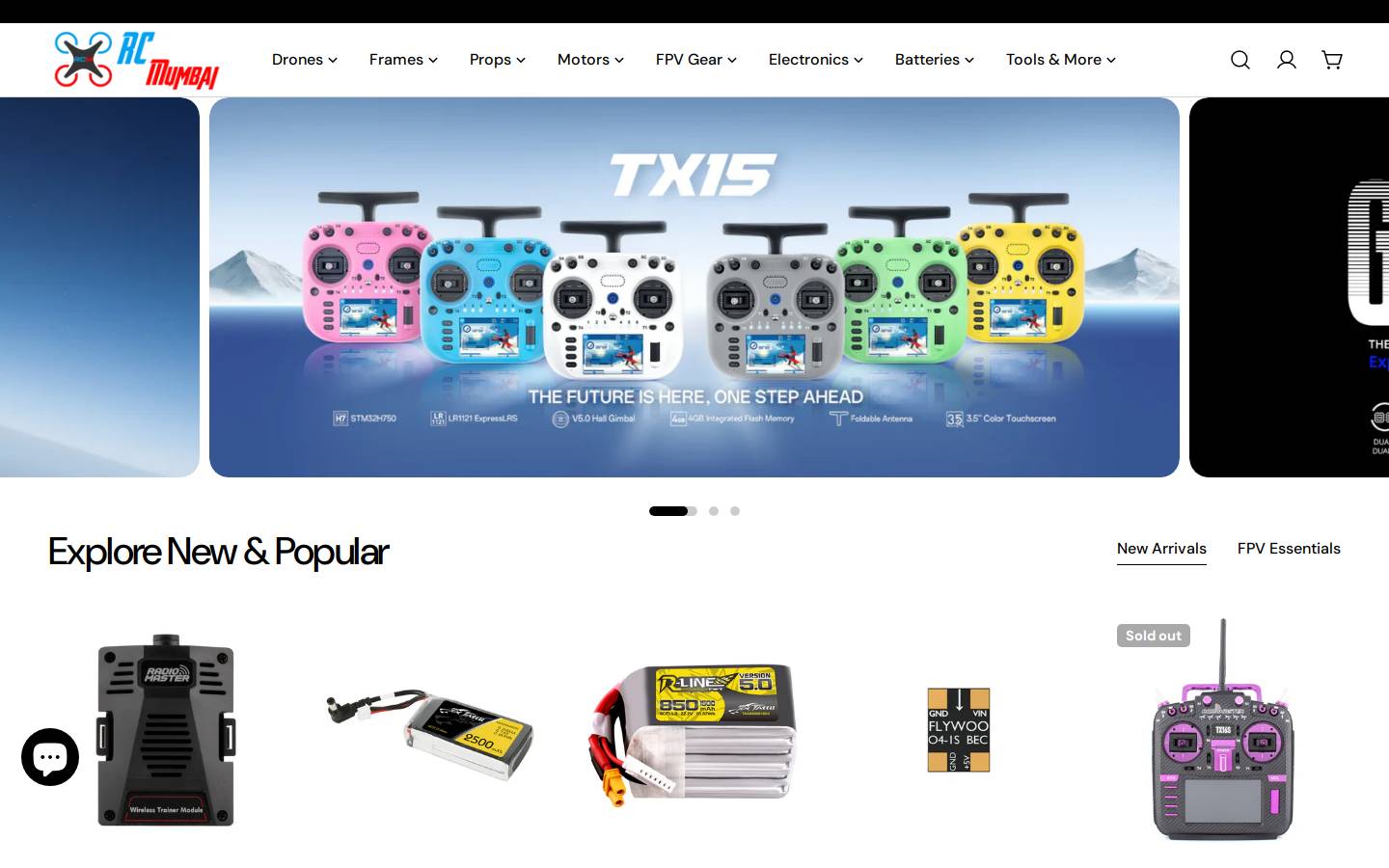 rcmumbai.com homepage screenshot