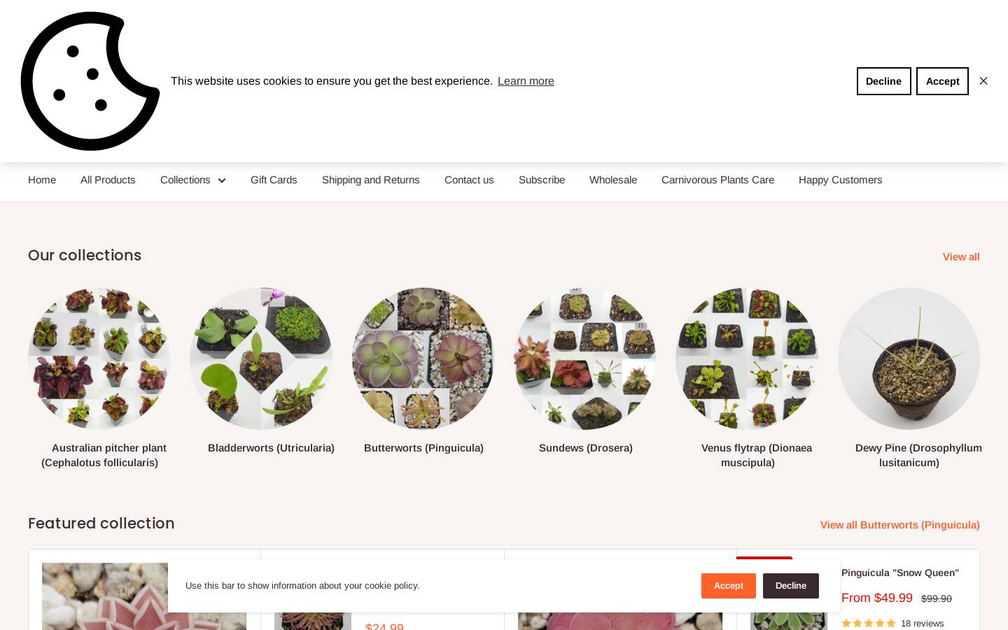 rcpnursery.com homepage screenshot