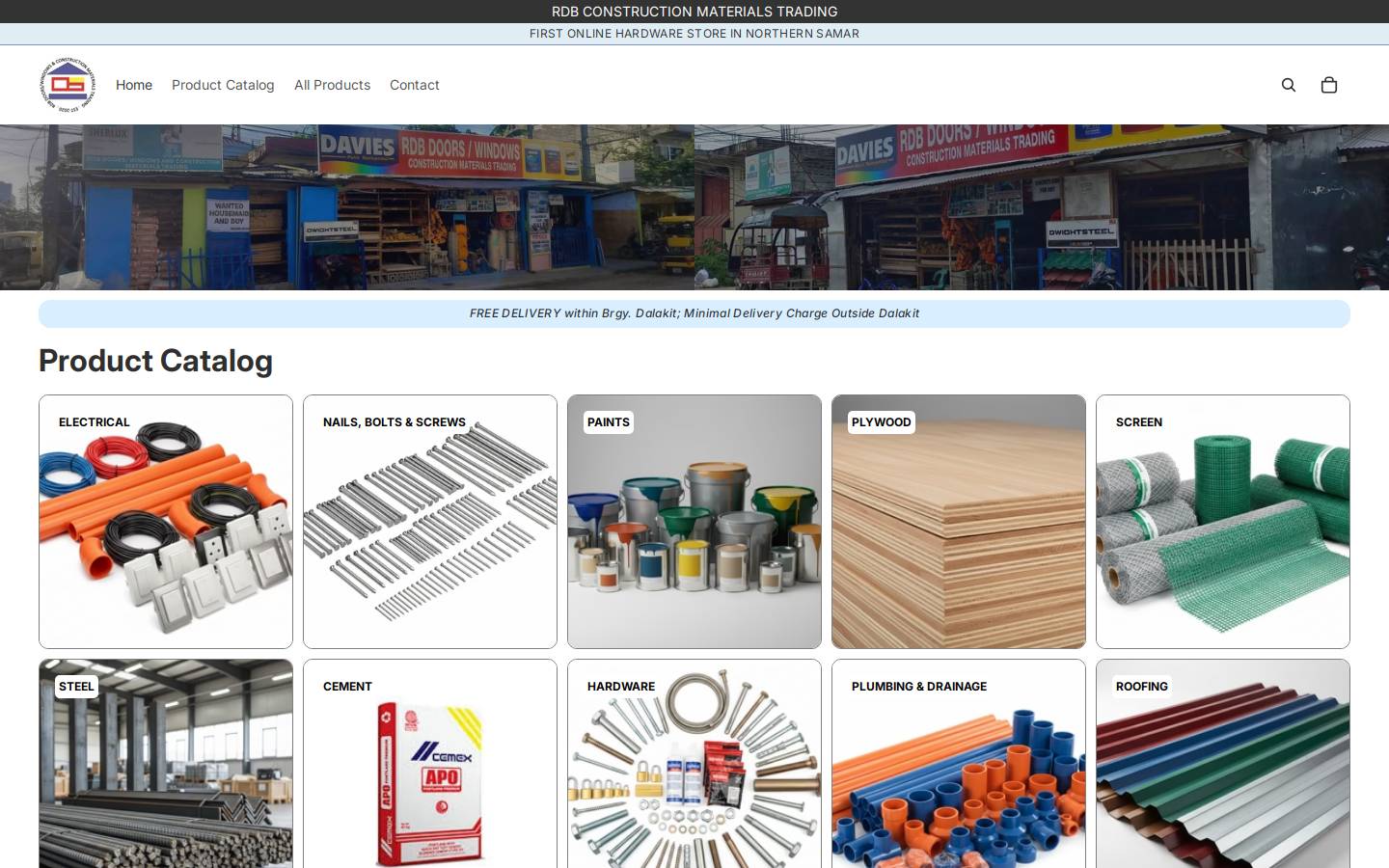 rdbconstructionph.com homepage screenshot