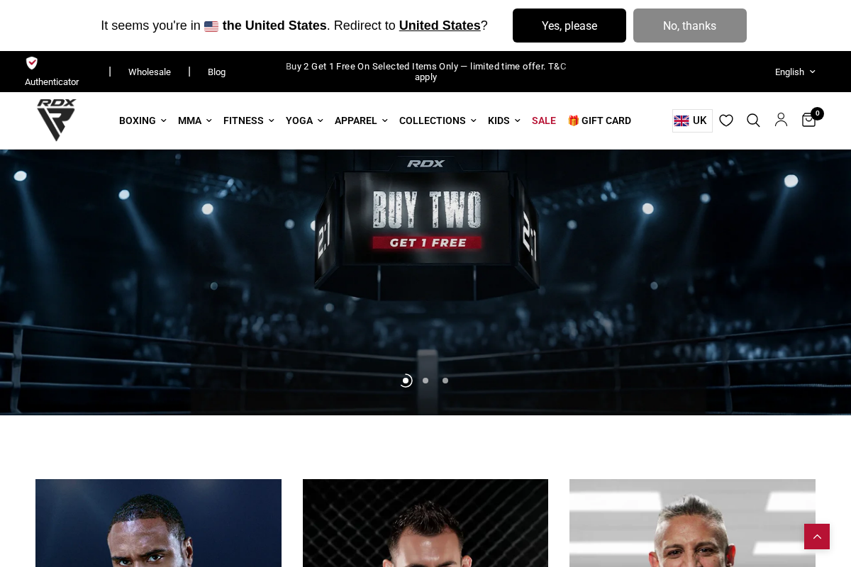 RDX Sports homepage screenshot