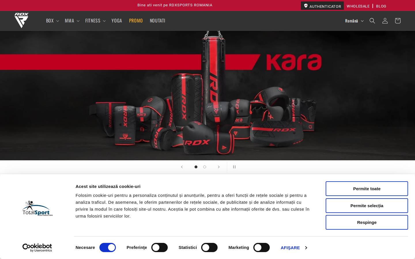 RDX Sports homepage screenshot