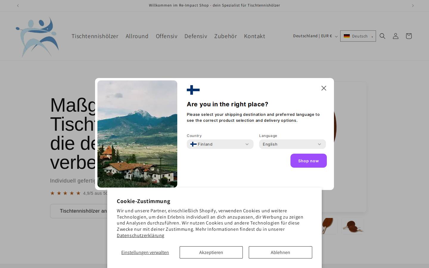 re-impact.de homepage screenshot