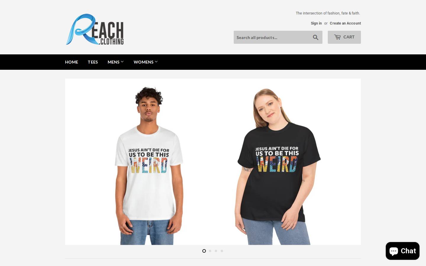 Reach Financial™ homepage screenshot