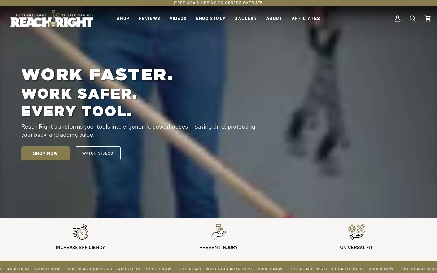 reachrightusa.com homepage screenshot