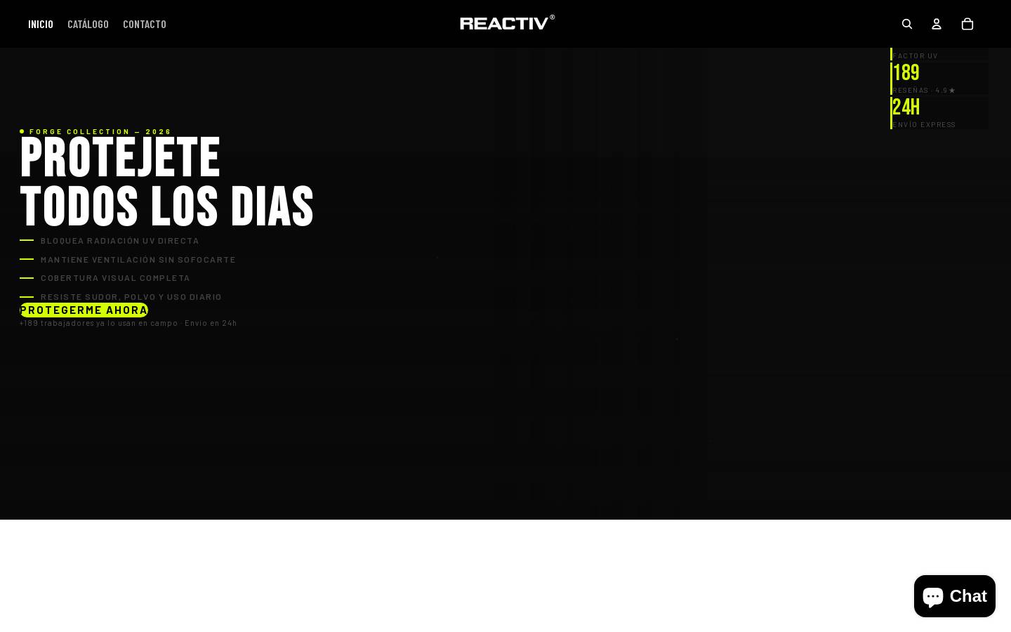 reactivmx.com homepage screenshot