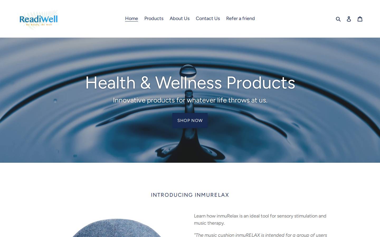 readiwell.ca homepage screenshot