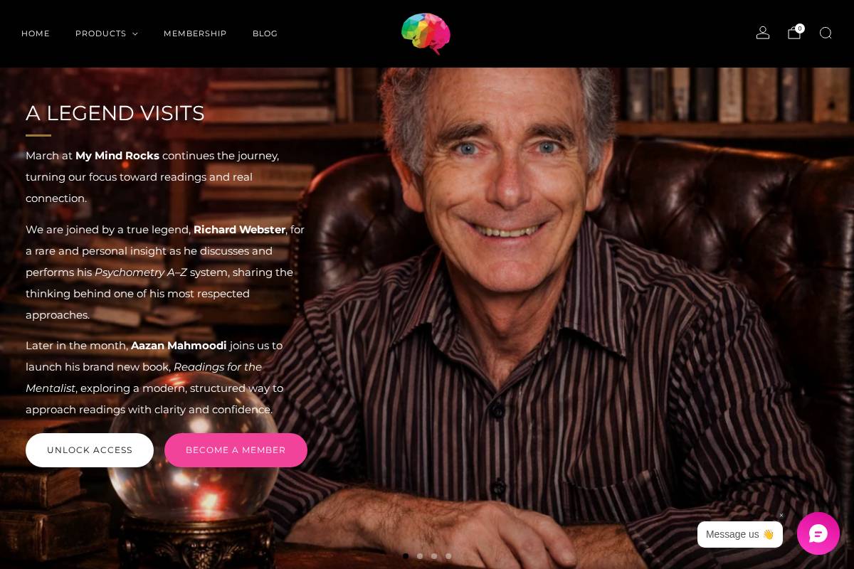 readmymind.co.uk homepage screenshot