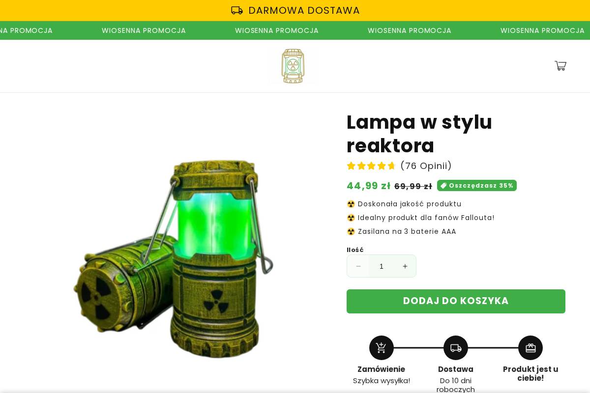 reaktorek.pl homepage screenshot