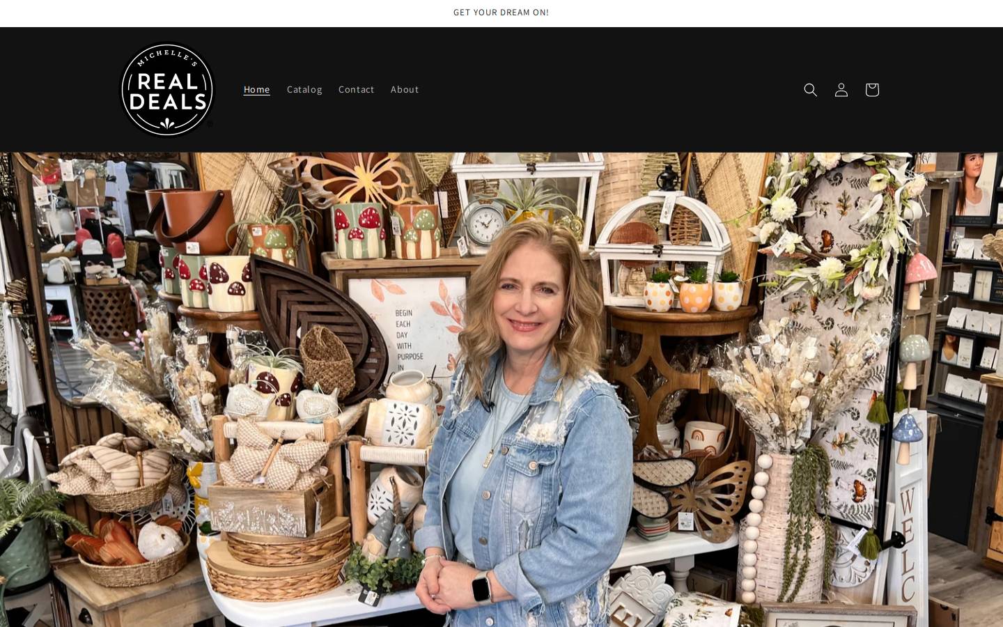 realdealsonhomedecor.ca homepage screenshot