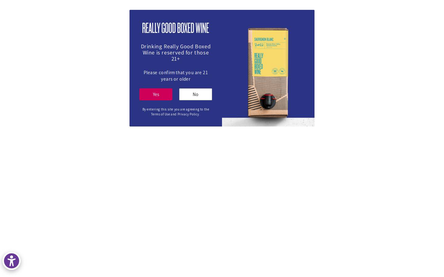 reallygoodboxwine.com homepage screenshot