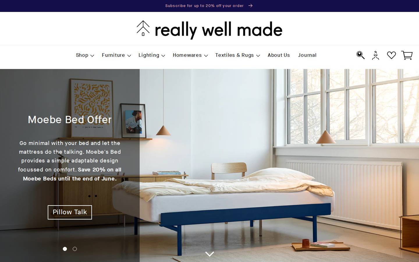 reallywellmade.com homepage screenshot