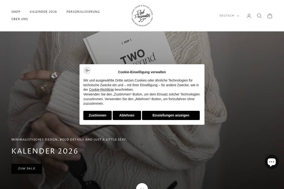 realpassionates.com homepage screenshot