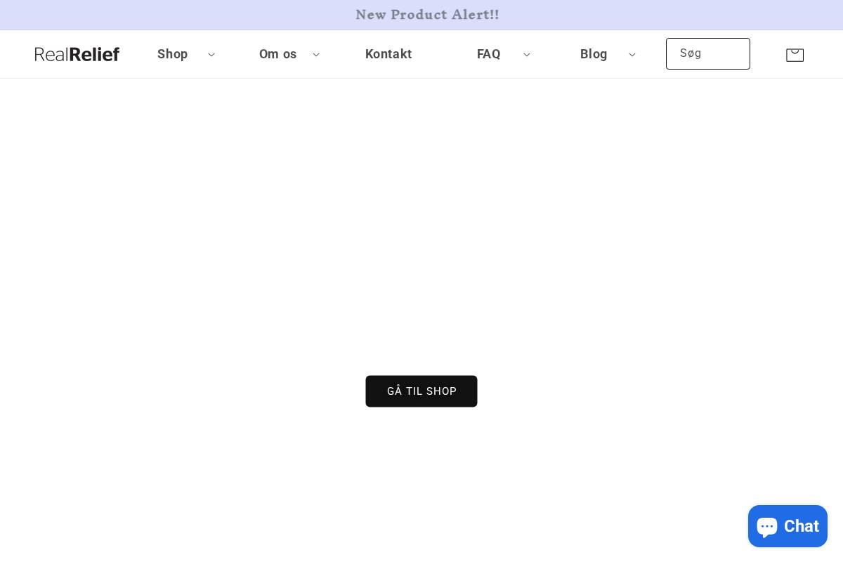 Realreliefstore homepage screenshot