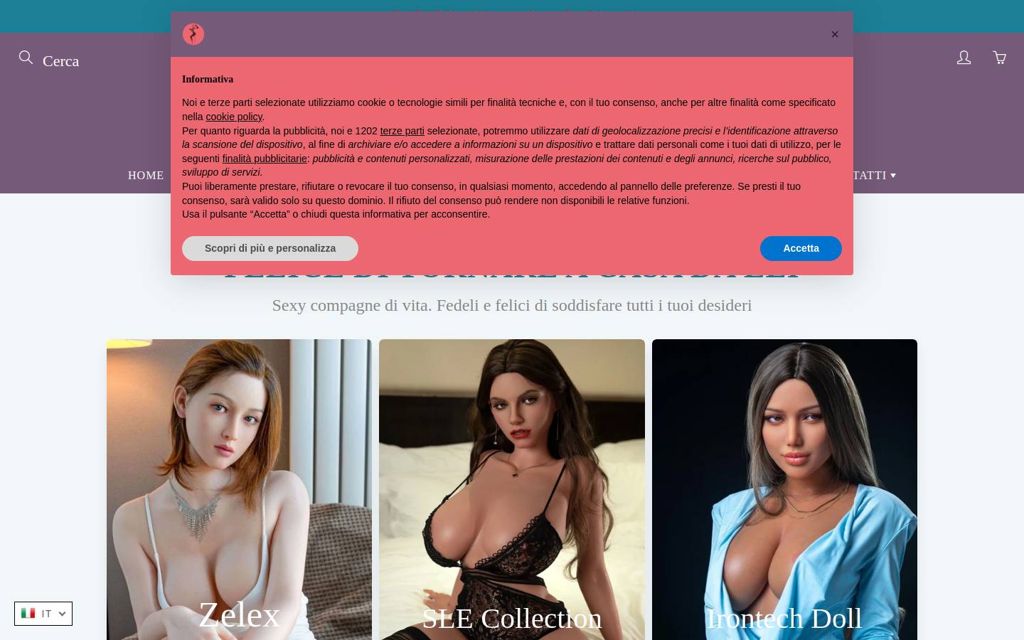 RealSexDoll homepage screenshot