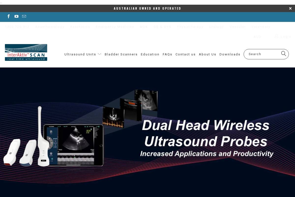 realtimeultrasound.com.au homepage screenshot