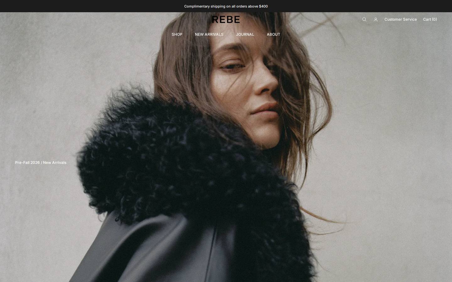 rebe.co.nz homepage screenshot