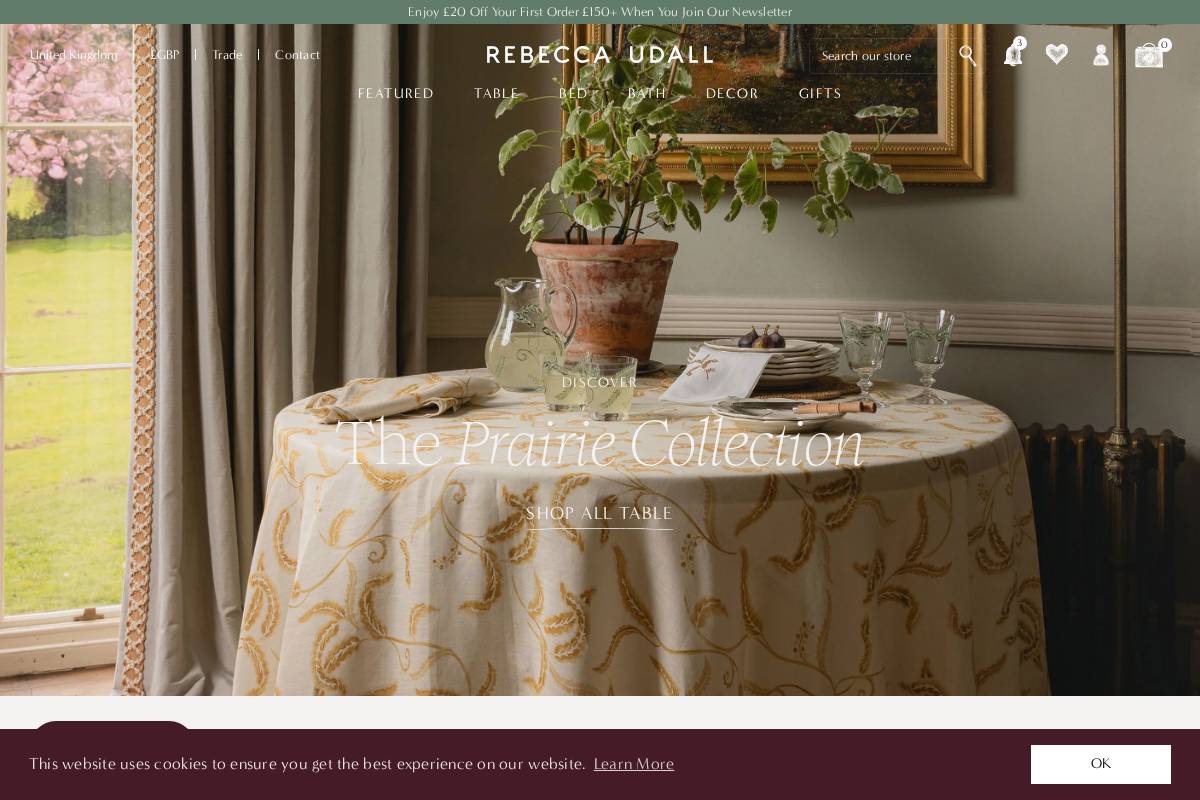 Rebecca Udall homepage screenshot